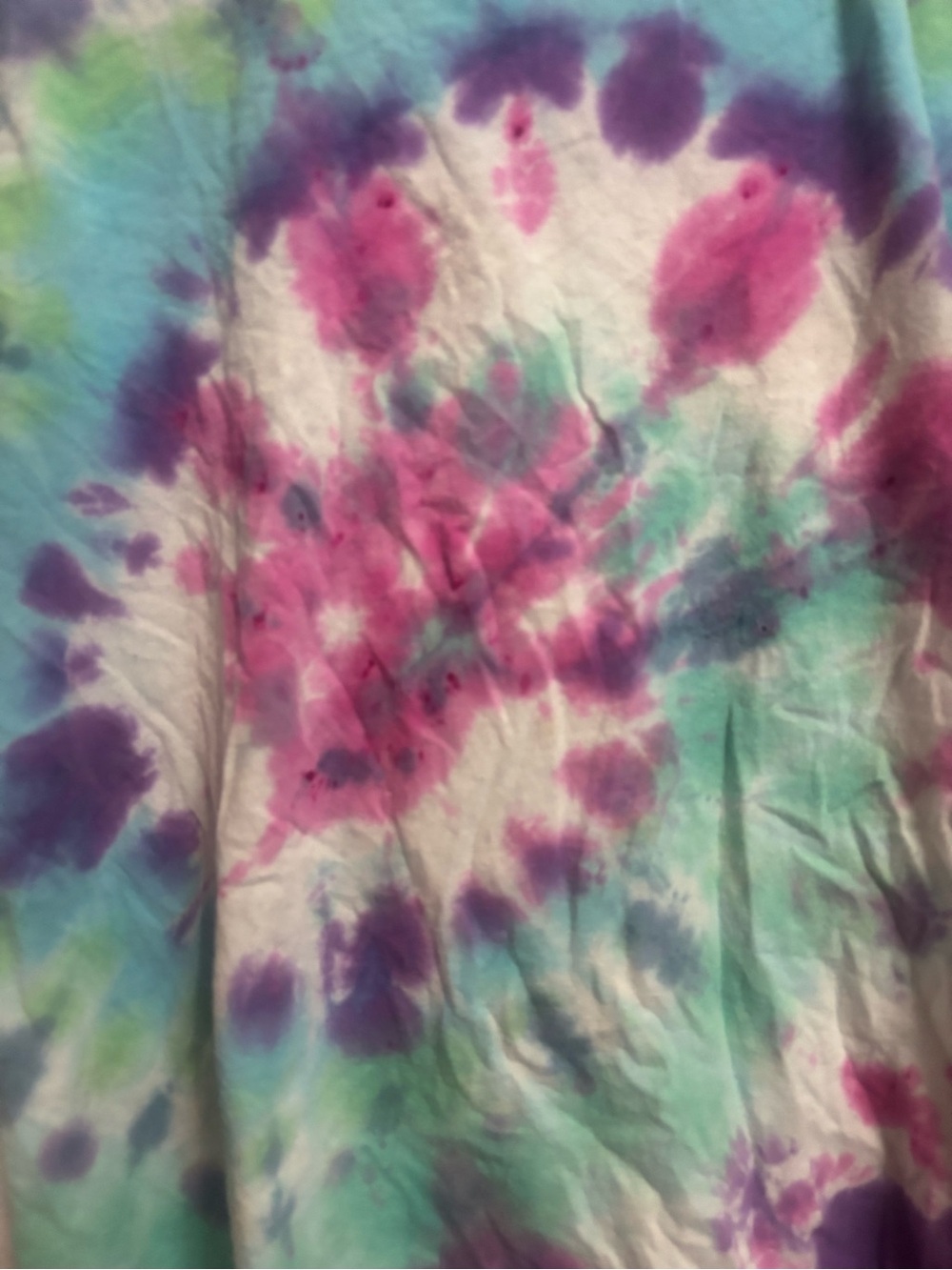 Hanes ComfortSoft Colorful Spiral Tie-Dye Tee - Picture 2 of 4
